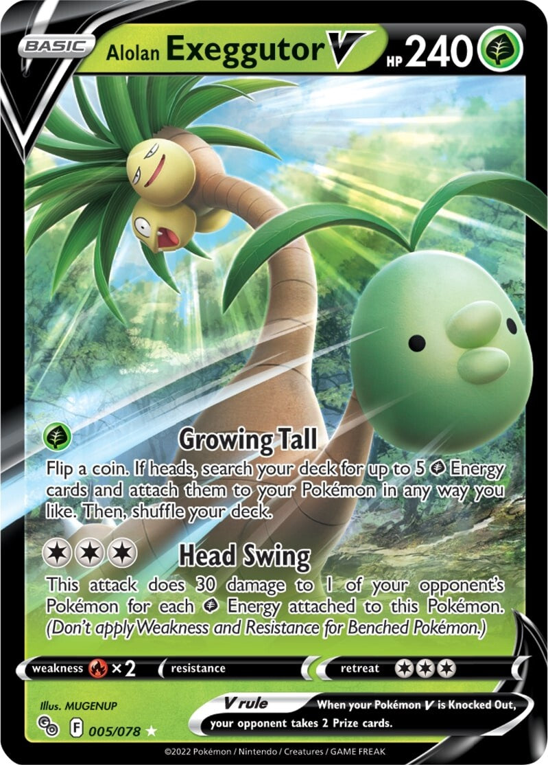 Alolan Exeggutor V (005/078) [Pokémon GO] | GnG Games