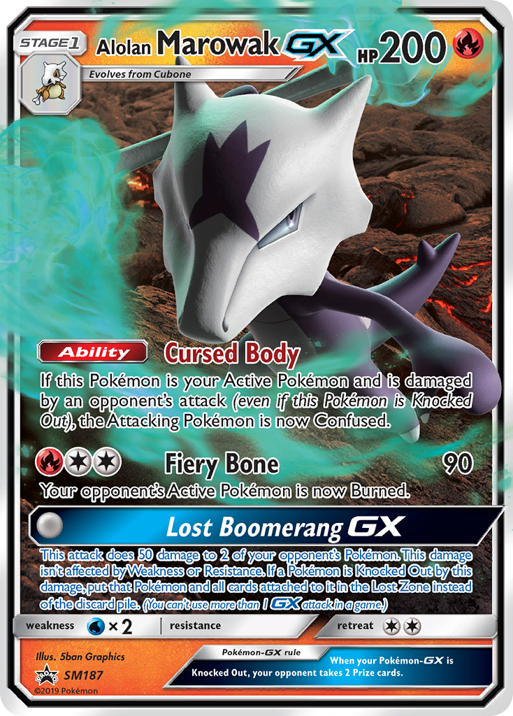 Alolan Marowak GX (SM187) [Sun & Moon: Black Star Promos] | GnG Games