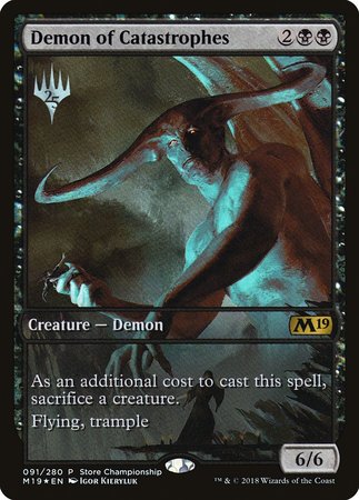 Demon of Catastrophes [Core Set 2019 Promos] | GnG Games