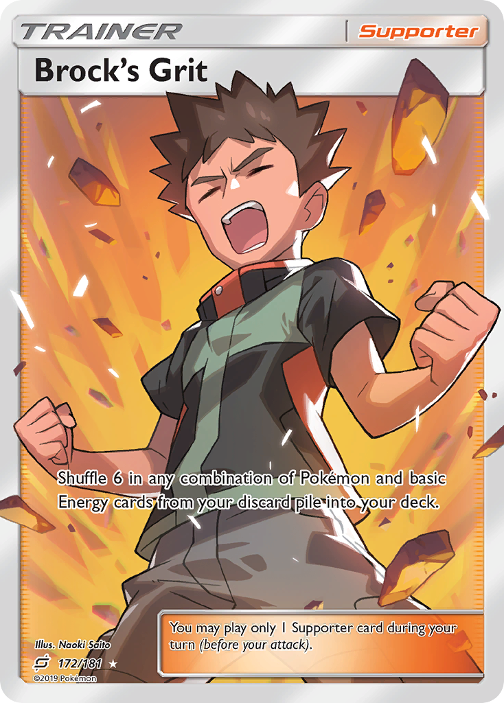 Brock's Grit (172/181) [Sun & Moon: Team Up] | GnG Games