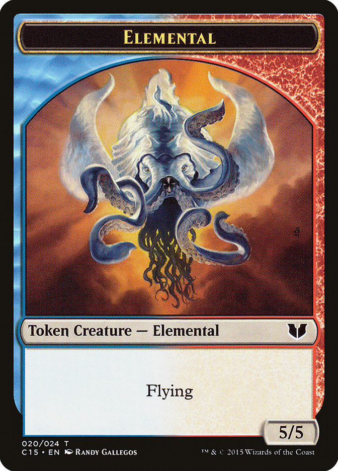 Drake // Elemental (020) Double-Sided Token [Commander 2015 Tokens] | GnG Games