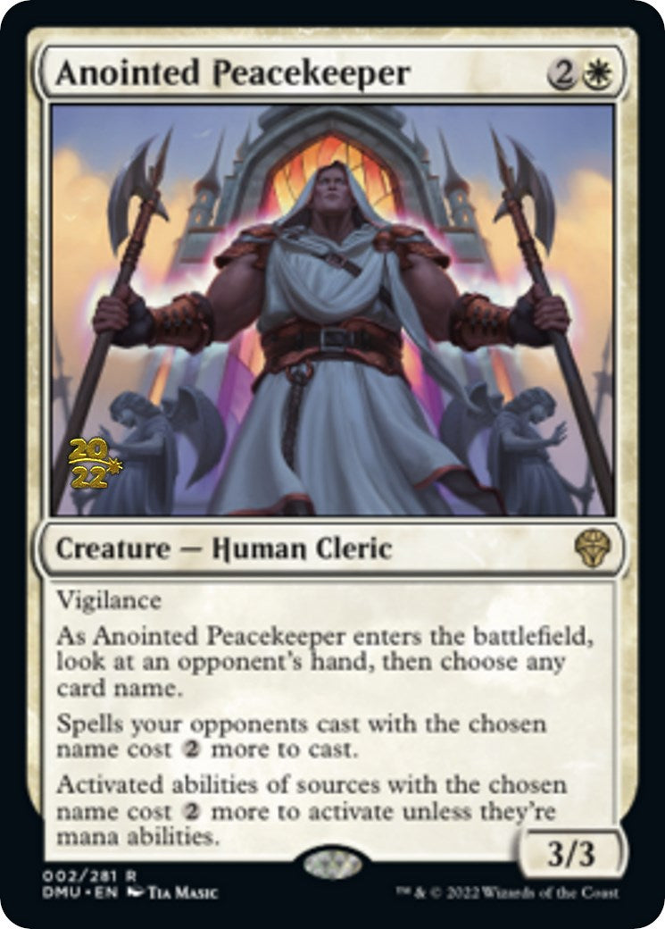 Anointed Peacekeeper [Dominaria United Prerelease Promos] | GnG Games