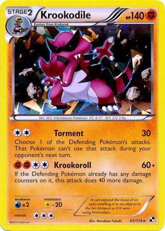 Krookodile (65/114) (Cracked Ice Holo) [Black & White: Base Set] | GnG Games