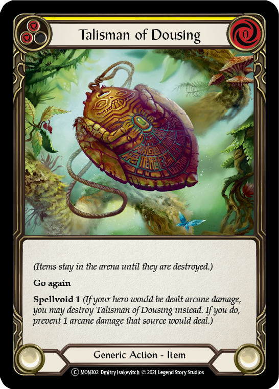 Talisman of Dousing (Rainbow Foil) [U-MON302-RF] Unlimited Edition Rainbow Foil | GnG Games