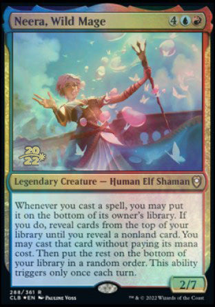 Neera, Wild Mage [Commander Legends: Battle for Baldur's Gate Prerelease Promos] | GnG Games