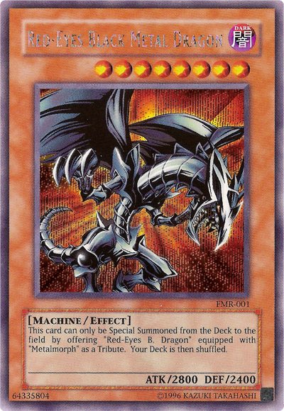 Red-Eyes Black Metal Dragon (Forbidden Memories) [FMR-001] Prismatic Secret Rare | GnG Games