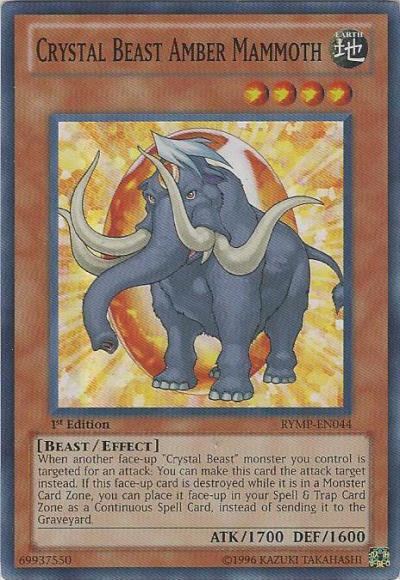 Crystal Beast Amber Mammoth [RYMP-EN044] Super Rare | GnG Games