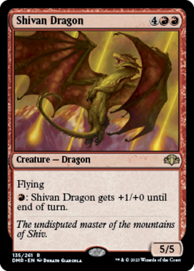 Shivan Dragon [Dominaria Remastered] | GnG Games