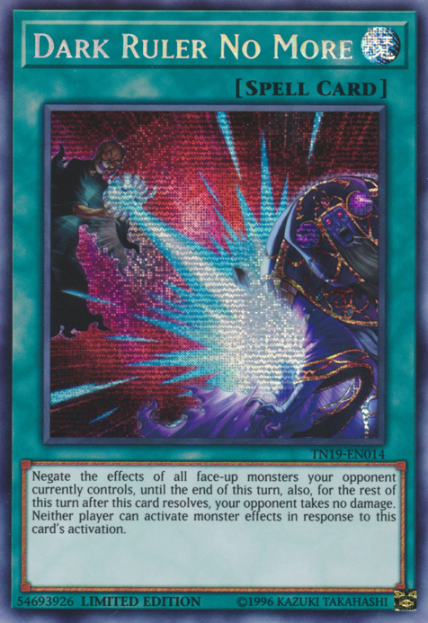 Dark Ruler No More [TN19-EN014] Prismatic Secret Rare | GnG Games