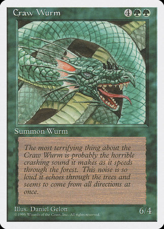 Craw Wurm [Fourth Edition] | GnG Games