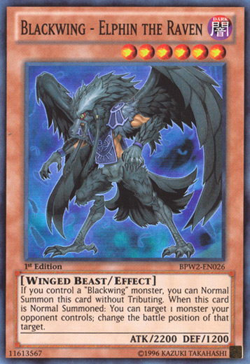 Blackwing - Elphin the Raven [BPW2-EN026] Super Rare | GnG Games