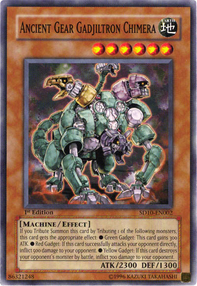 Ancient Gear Gadjiltron Chimera [SD10-EN002] Common | GnG Games