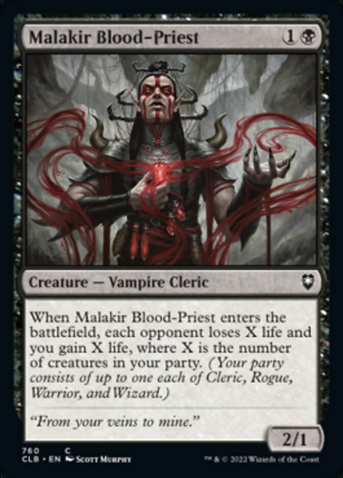 Malakir Blood-Priest [Commander Legends: Battle for Baldur's Gate] | GnG Games