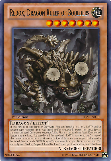 Redox, Dragon Ruler of Boulders [LTGY-EN038] Rare | GnG Games