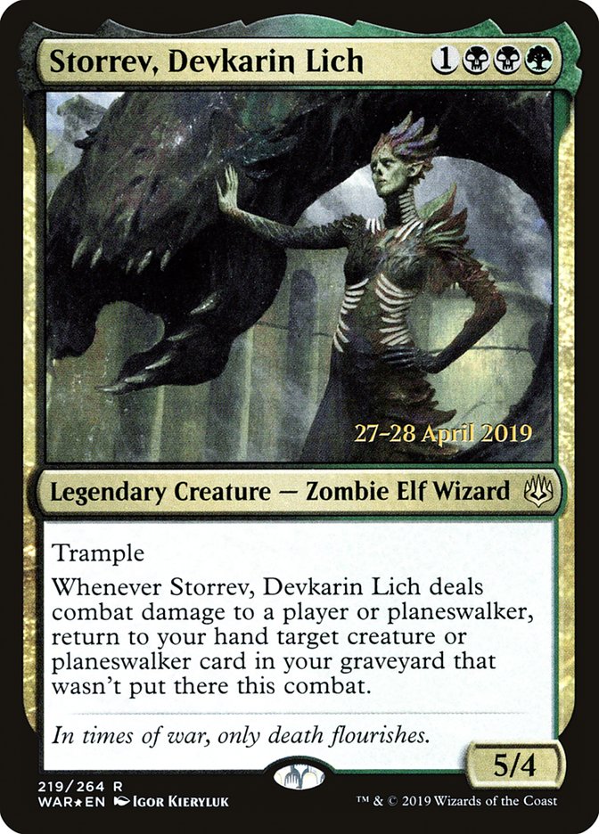 Storrev, Devkarin Lich  [War of the Spark Prerelease Promos] | GnG Games