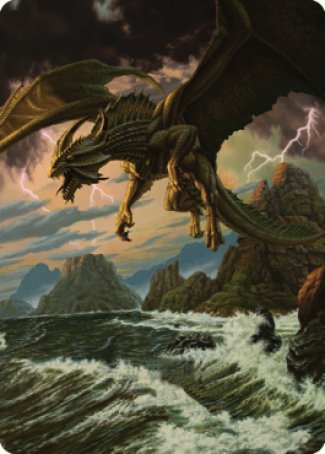 Ancient Bronze Dragon Art Card (03) [Commander Legends: Battle for Baldur's Gate Art Series] | GnG Games