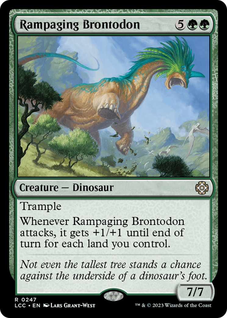 Rampaging Brontodon [The Lost Caverns of Ixalan Commander] | GnG Games