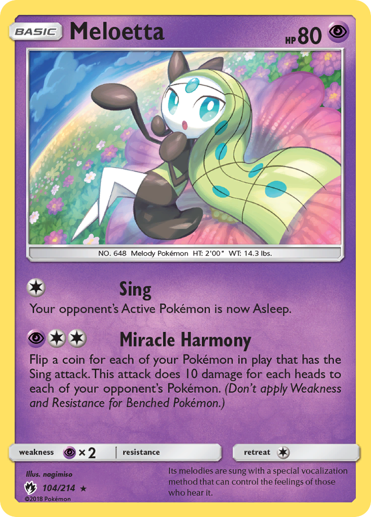 Meloetta (104/214) [Sun & Moon: Lost Thunder] | GnG Games