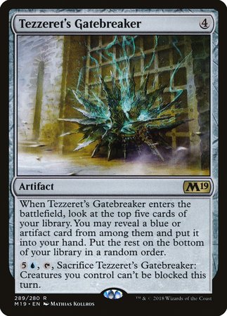 Tezzeret's Gatebreaker [Core Set 2019] | GnG Games