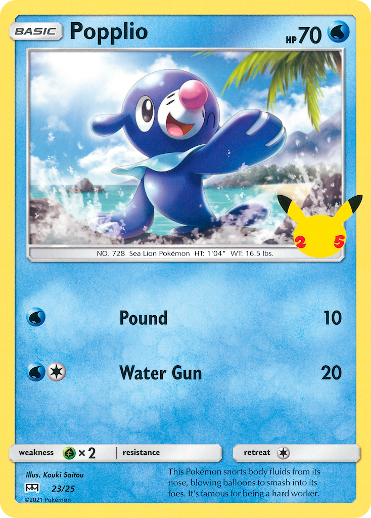 Popplio (23/25) [McDonald's 25th Anniversary] | GnG Games