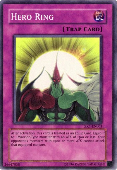 Hero Ring [GX1-EN003] Super Rare | GnG Games