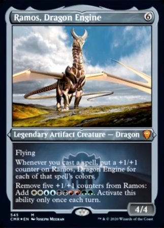 Ramos, Dragon Engine (Foil Etched) [Commander Legends] | GnG Games