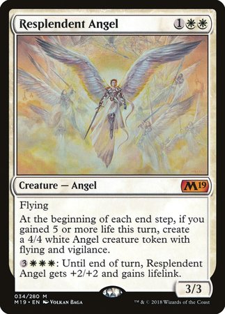 Resplendent Angel [Core Set 2019] | GnG Games