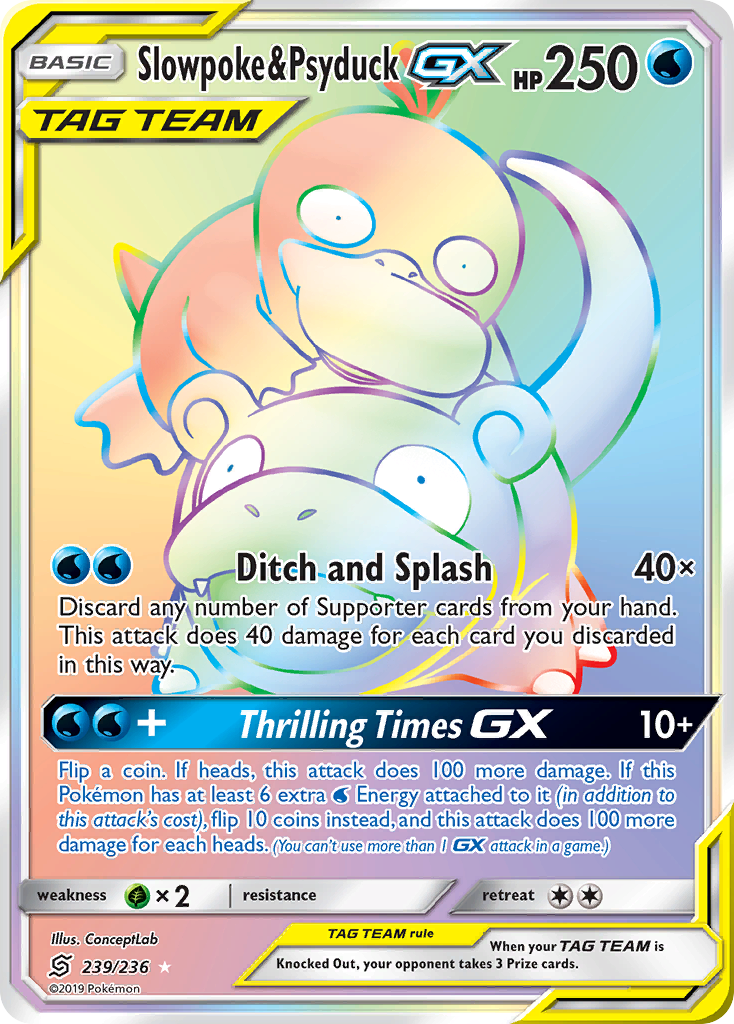 Slowpoke & Psyduck GX (239/236) [Sun & Moon: Unified Minds] | GnG Games