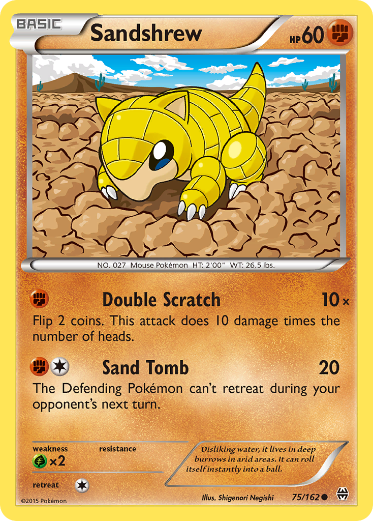 Sandshrew (75/162) [XY: BREAKthrough] | GnG Games