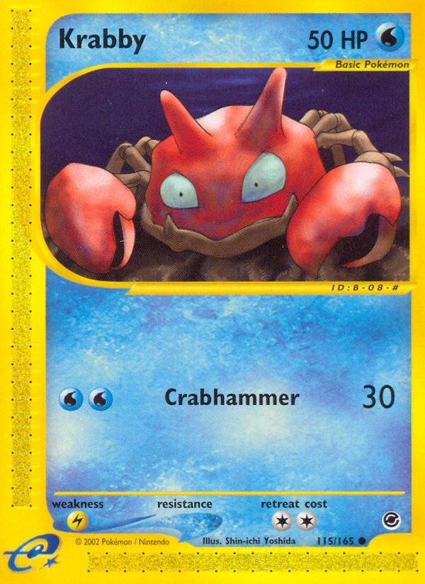 Krabby (115/165) [Expedition: Base Set] | GnG Games
