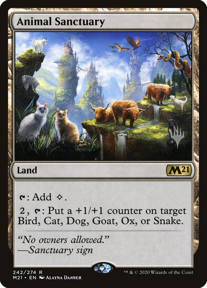 Animal Sanctuary (Promo Pack) [Core Set 2021 Promos] | GnG Games