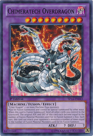 Chimeratech Overdragon [SP14-EN043] Starfoil Rare | GnG Games