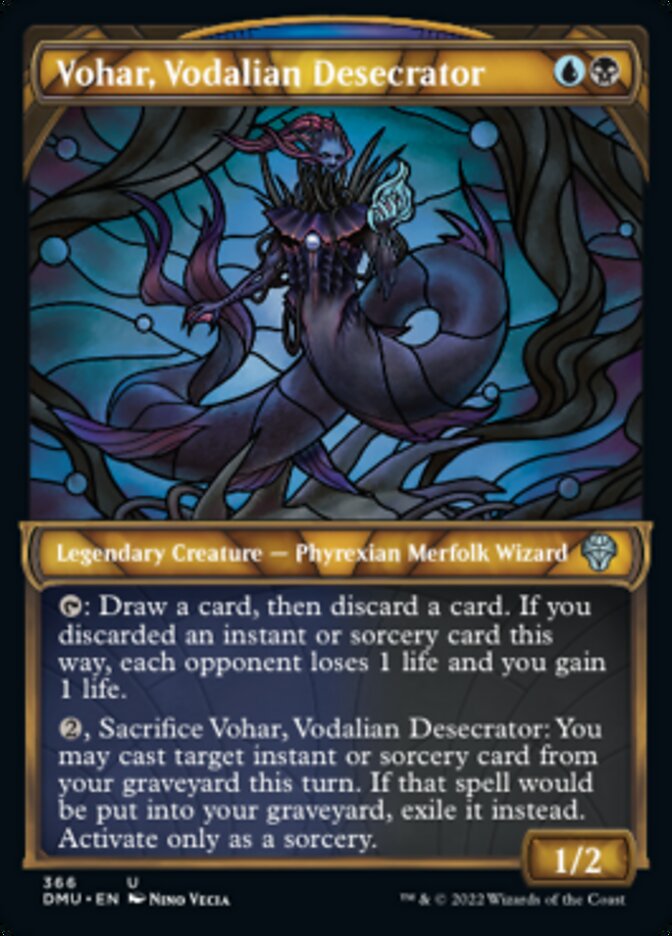 Vohar, Vodalian Desecrator (Showcase Textured) [Dominaria United] | GnG Games