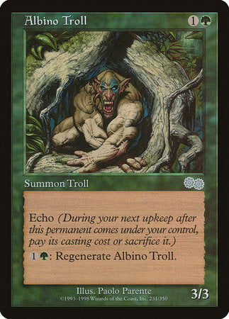 Albino Troll [Urza's Saga] | GnG Games