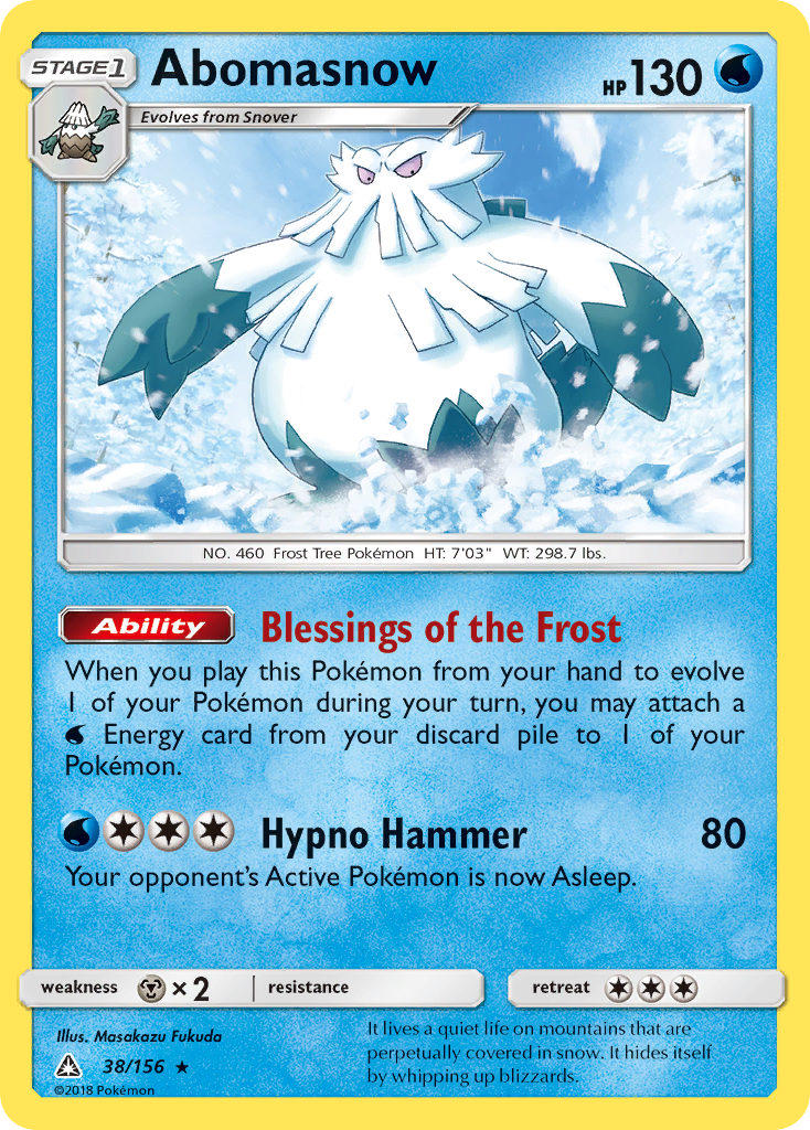 Abomasnow (38/156) [Sun & Moon: Ultra Prism] | GnG Games