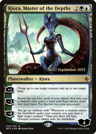 Kiora, Master of the Depths [Battle for Zendikar Promos] | GnG Games