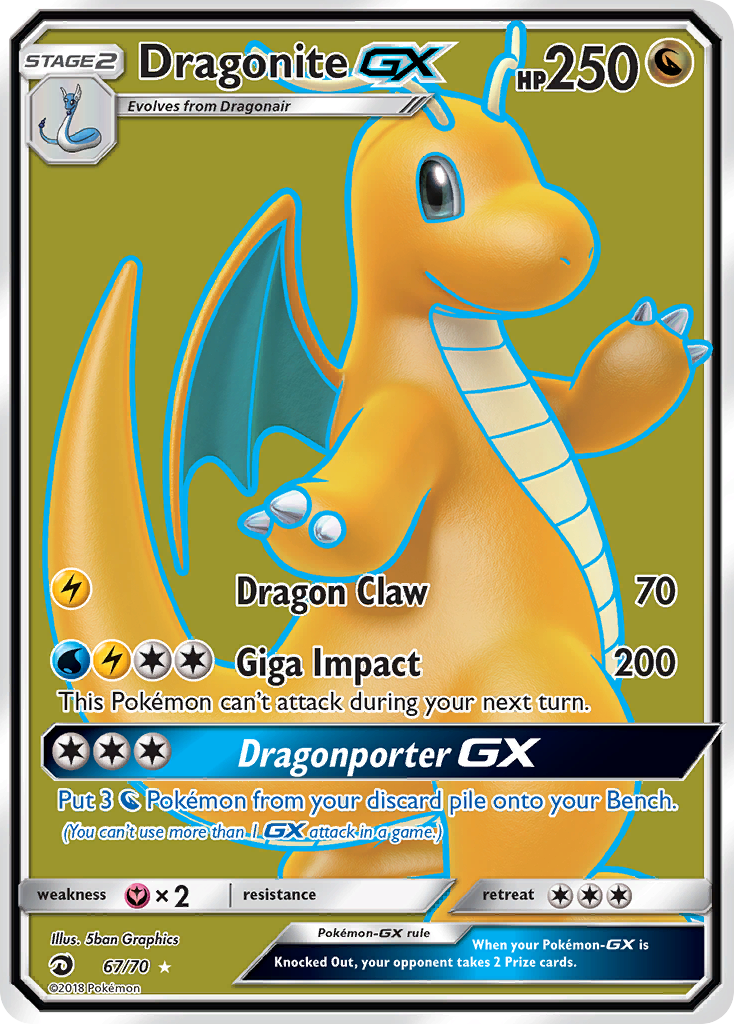 Dragonite GX (67/70) [Sun & Moon: Dragon Majesty] | GnG Games