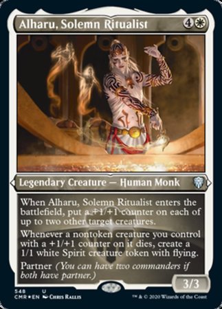 Alharu, Solemn Ritualist (Foil Etched) [Commander Legends] | GnG Games