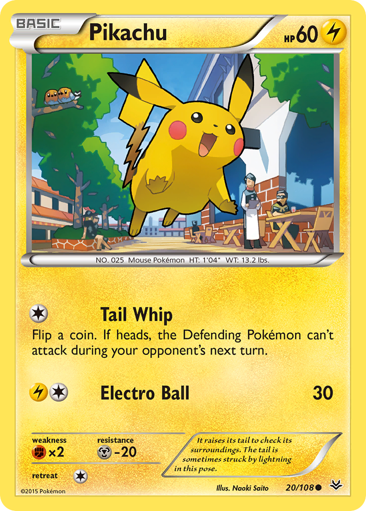 Pikachu (20/108) [XY: Roaring Skies] | GnG Games