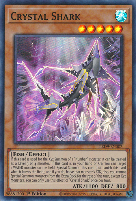 Crystal Shark [LED9-EN002] Super Rare | GnG Games