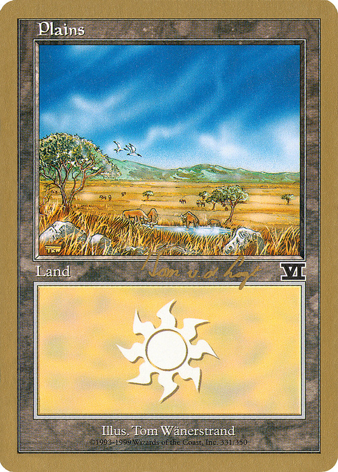 Plains (tvdl331) (Tom van de Logt) [World Championship Decks 2000] | GnG Games