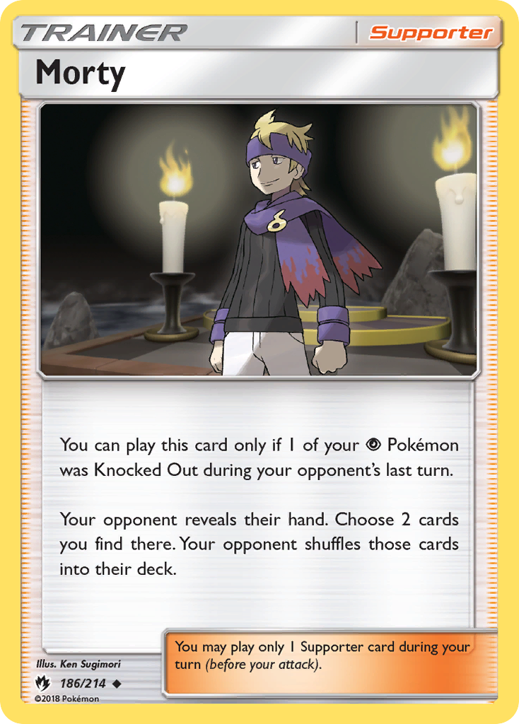 Morty (186/214) [Sun & Moon: Lost Thunder] | GnG Games