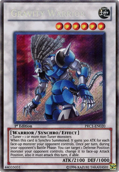 Gravity Warrior [PRC1-EN020] Secret Rare | GnG Games