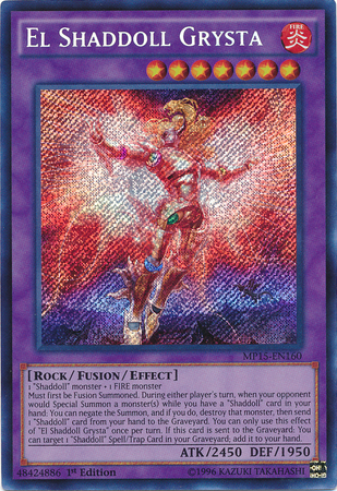 El Shaddoll Grysta [MP15-EN160] Secret Rare | GnG Games