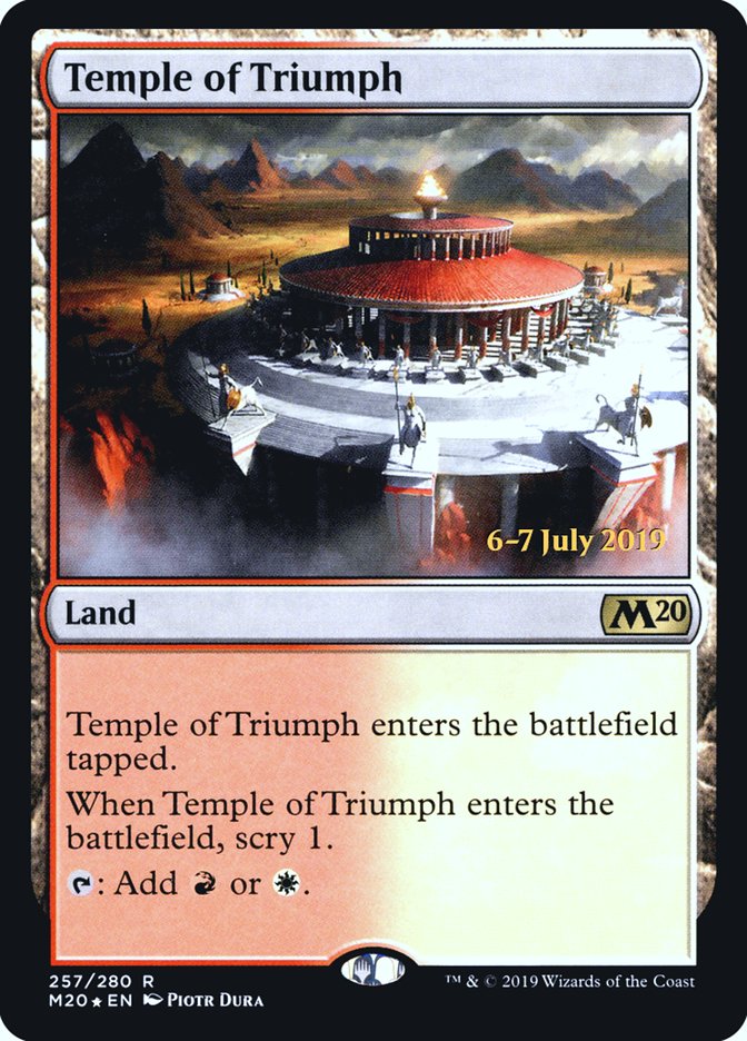 Temple of Triumph  [Core Set 2020 Prerelease Promos] | GnG Games