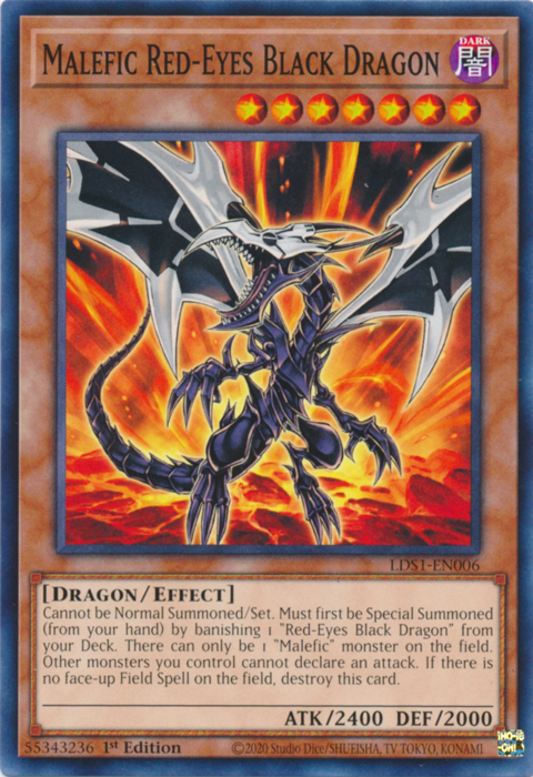 Malefic Red-Eyes Black Dragon [LDS1-EN006] Common | GnG Games