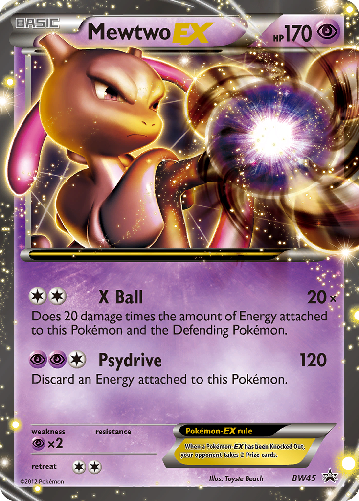 Mewtwo EX (BW45) [Black & White: Black Star Promos] | GnG Games