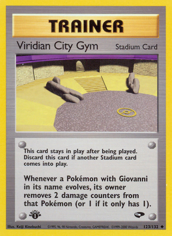 Viridian City Gym (123/132) [Gym Challenge 1st Edition] | GnG Games