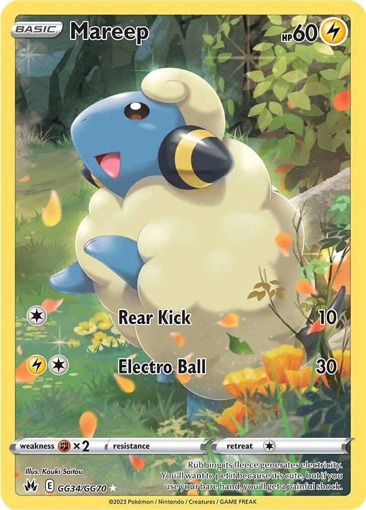 Mareep (GG34/GG70) [Sword & Shield: Crown Zenith] | GnG Games