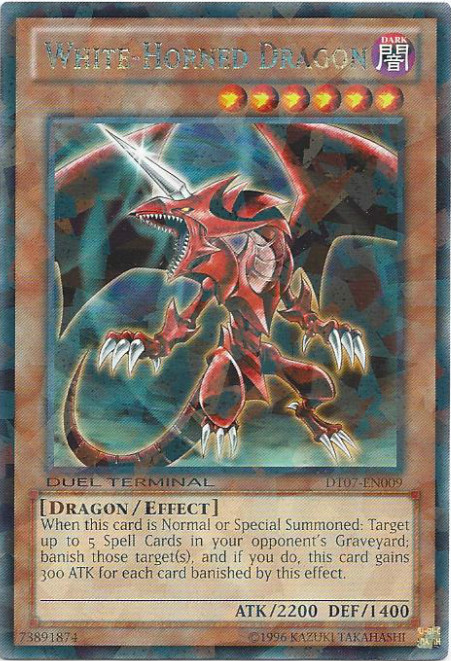 White-Horned Dragon [DT07-EN009] Rare | GnG Games